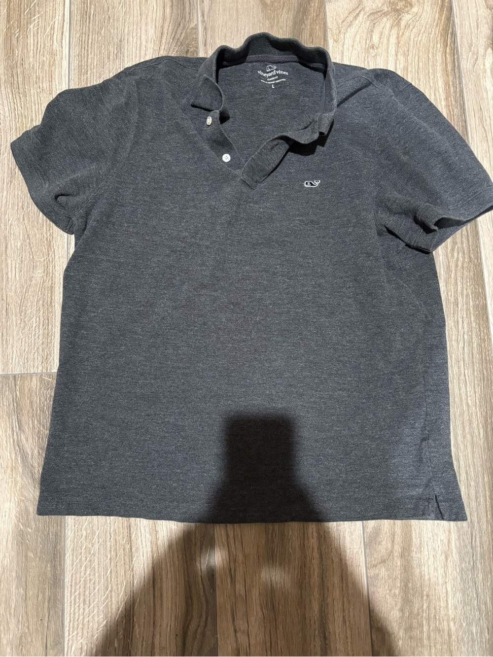 Vineyard Vines Boys' Charcoal Gray Polo